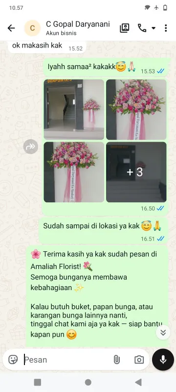 Pengiriman Karangan Bunga Setu