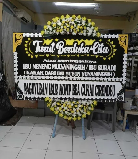 Papan Bunga Duka Setu